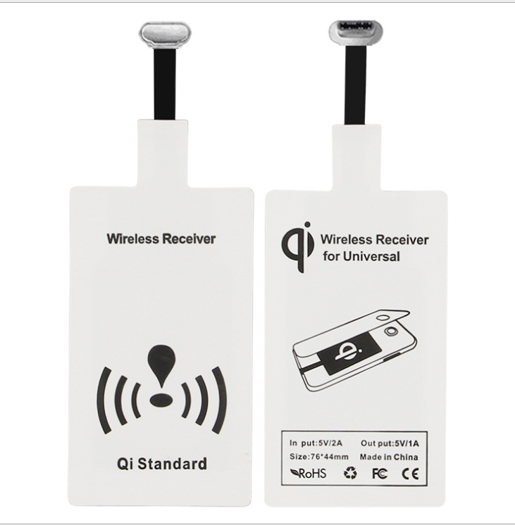 Qi標準無線充電接收器TYPE-C貼片